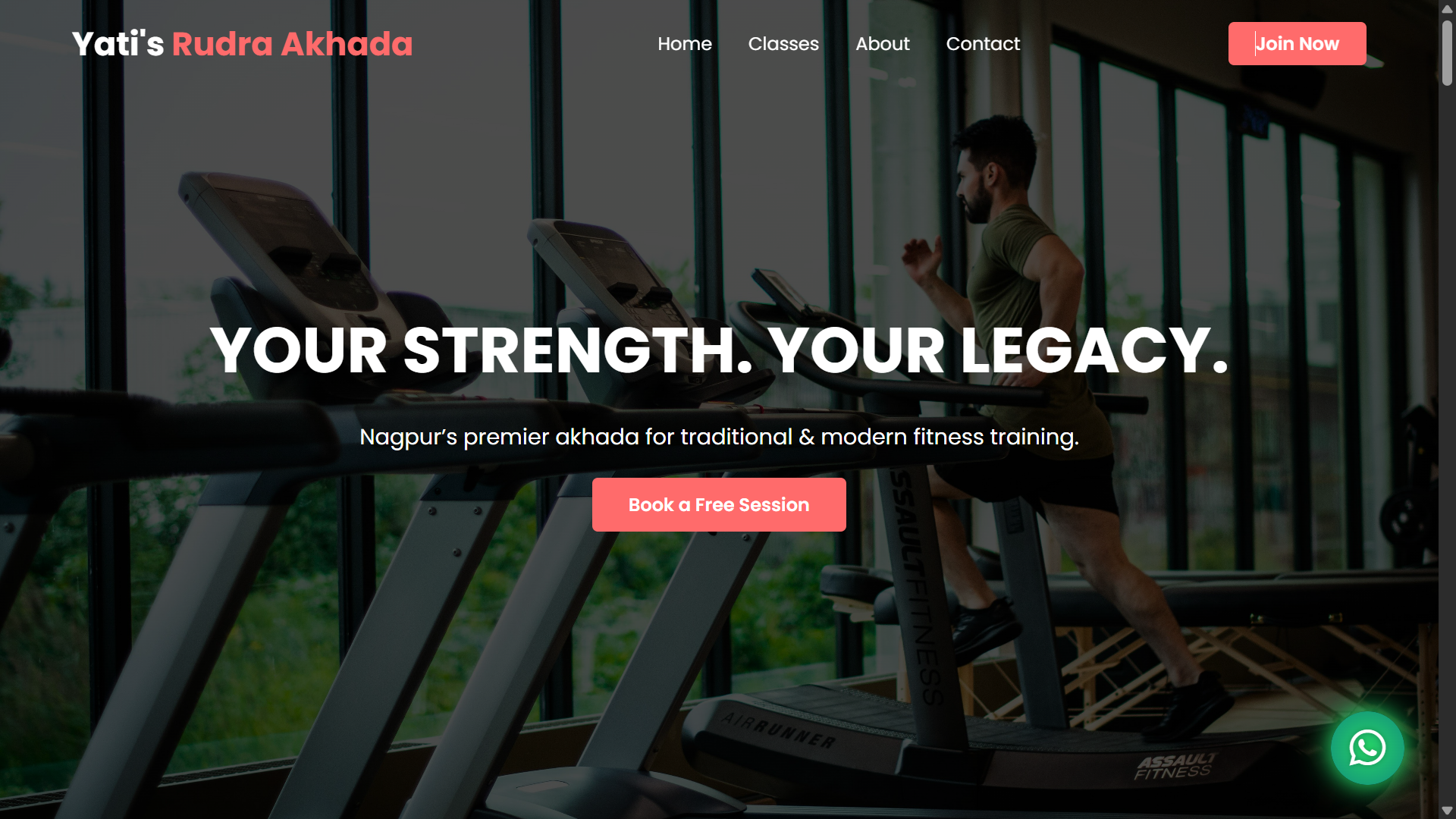 Fitness-gym website